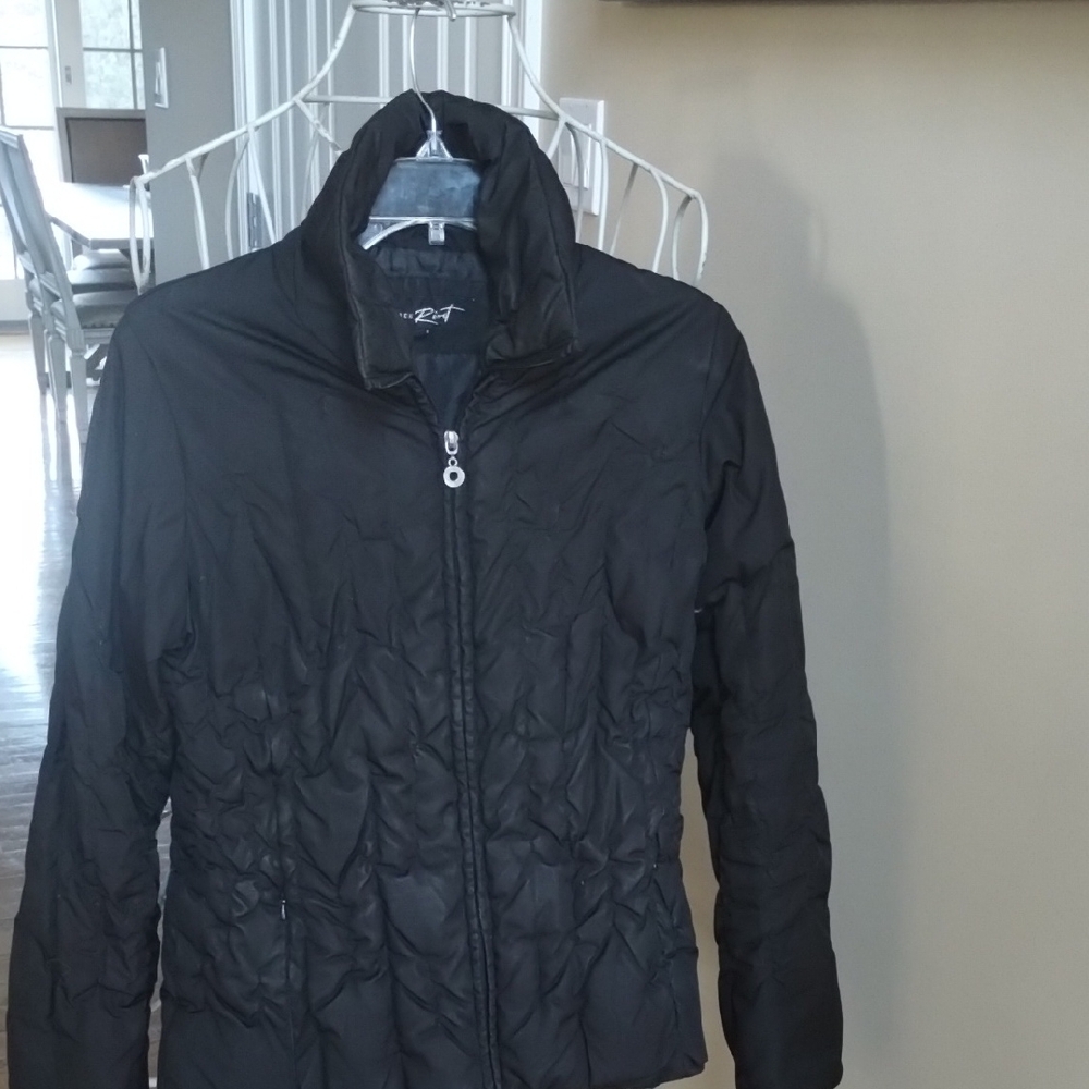 Black Rivet Quilted Jacket - Picture 4 of 13